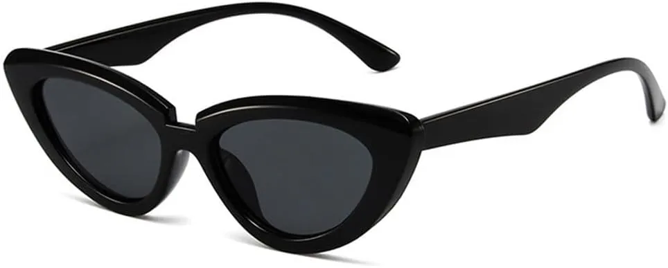 Vintage Cat Eye Sunglasses Women Fashion Olive Green Eyewear Men Trending Gradient Sun Glasses