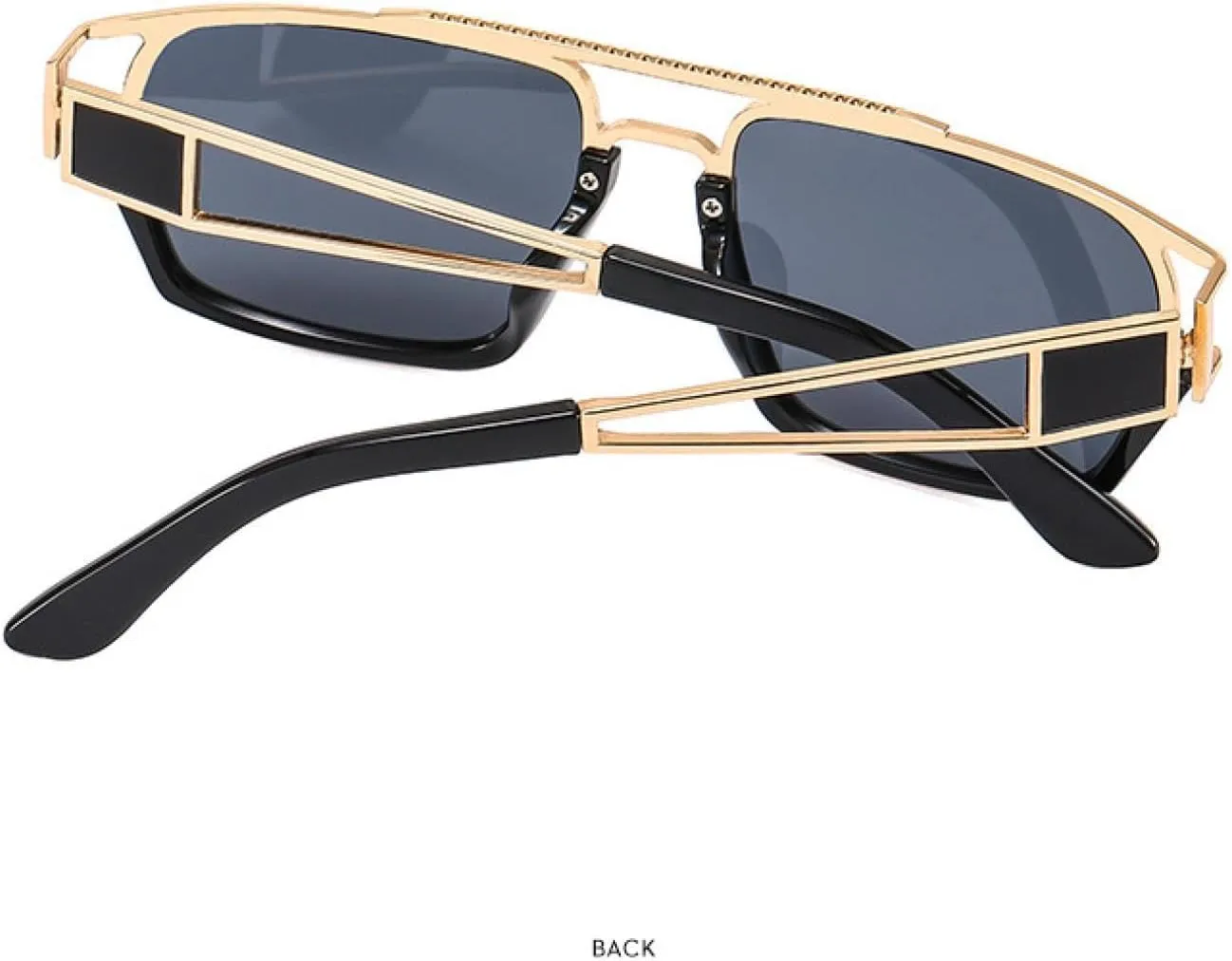 Vintage Punk Sunglasses Men Leopard Green Small Sun Glasses for Women Luxury Eyewear Uv400
