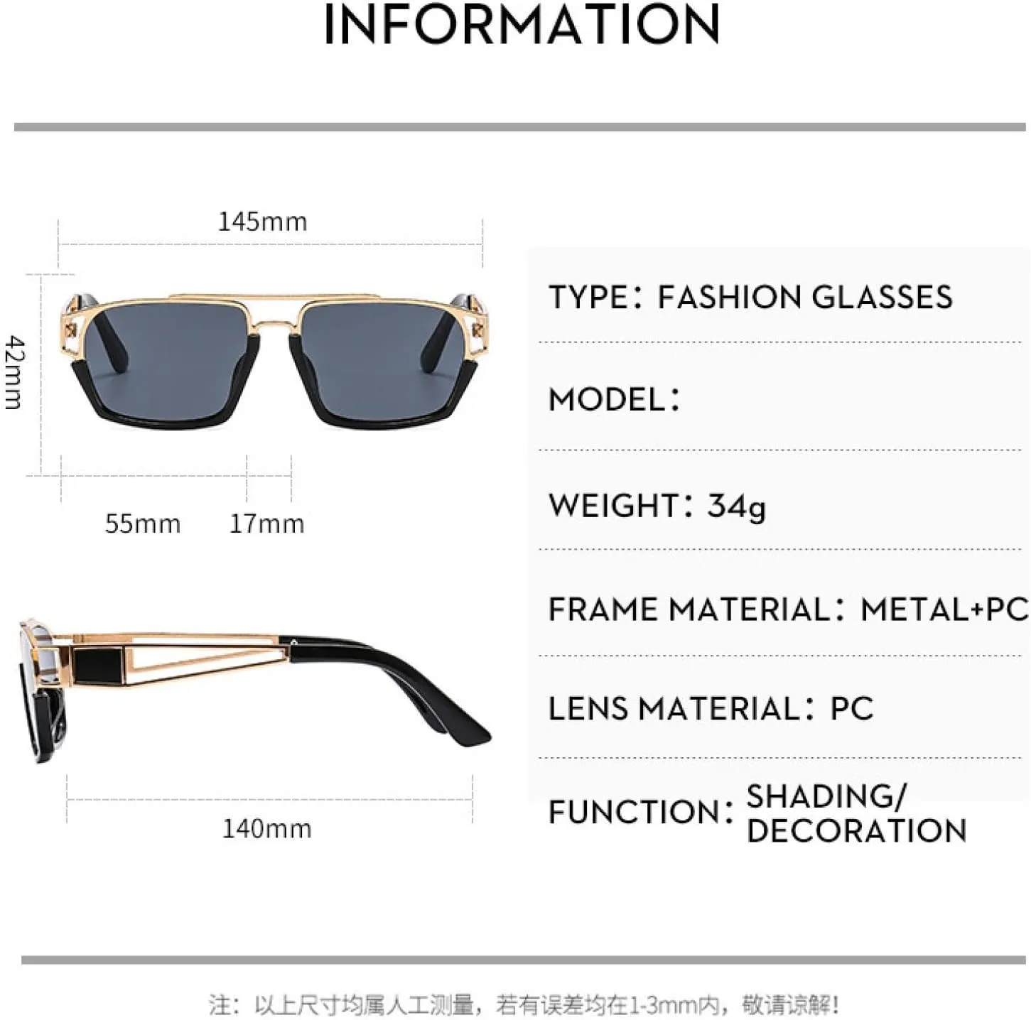 Vintage Punk Sunglasses Men Leopard Green Small Sun Glasses for Women Luxury Eyewear Uv400