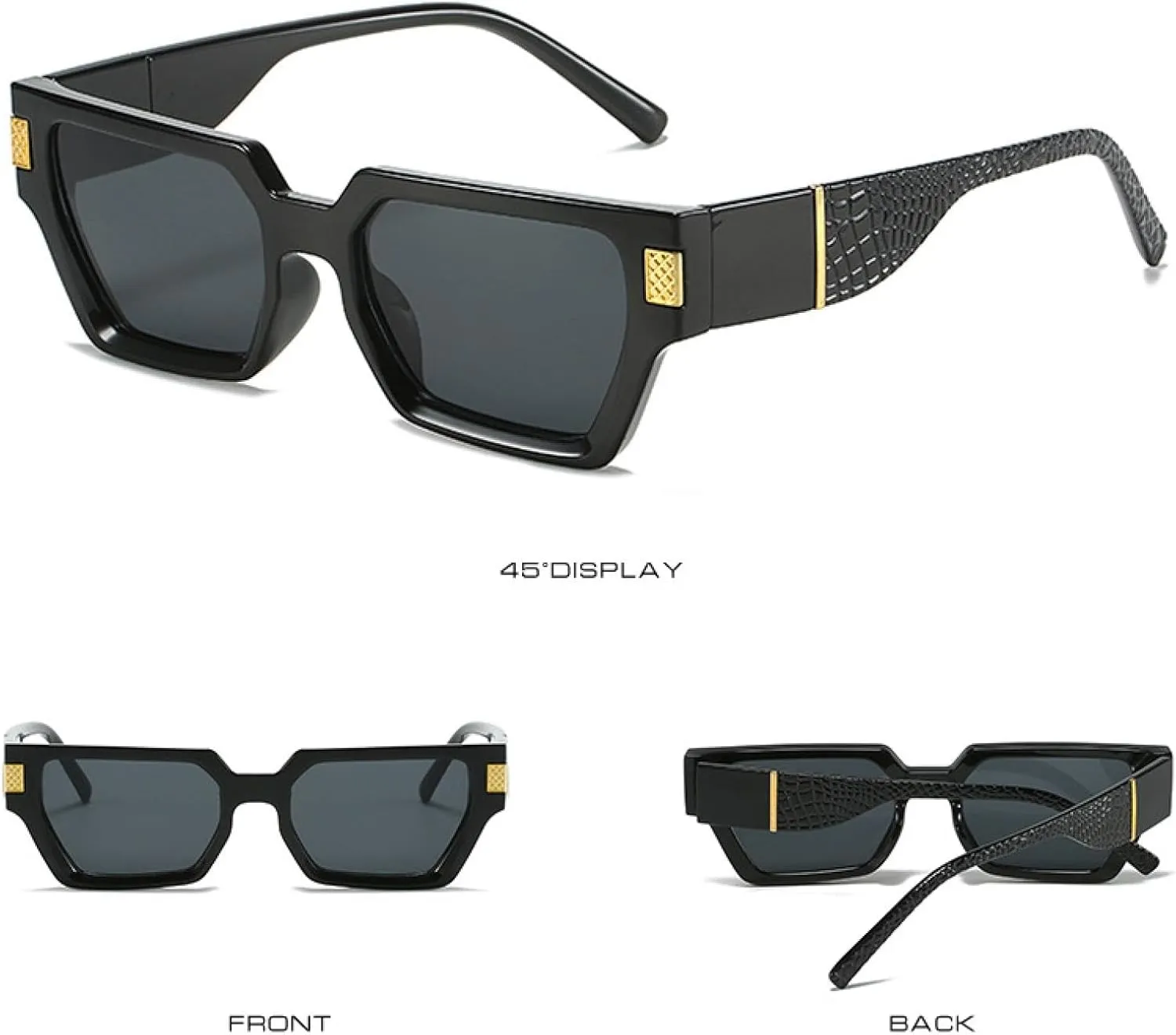 Vintage Women Men Luxury Rivet Sun Glasses Fashion Trending Outdoors Travel Shades Uv400