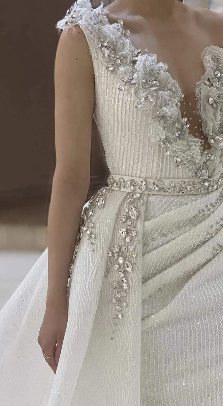 Wedding Dress With Swarovski Stones