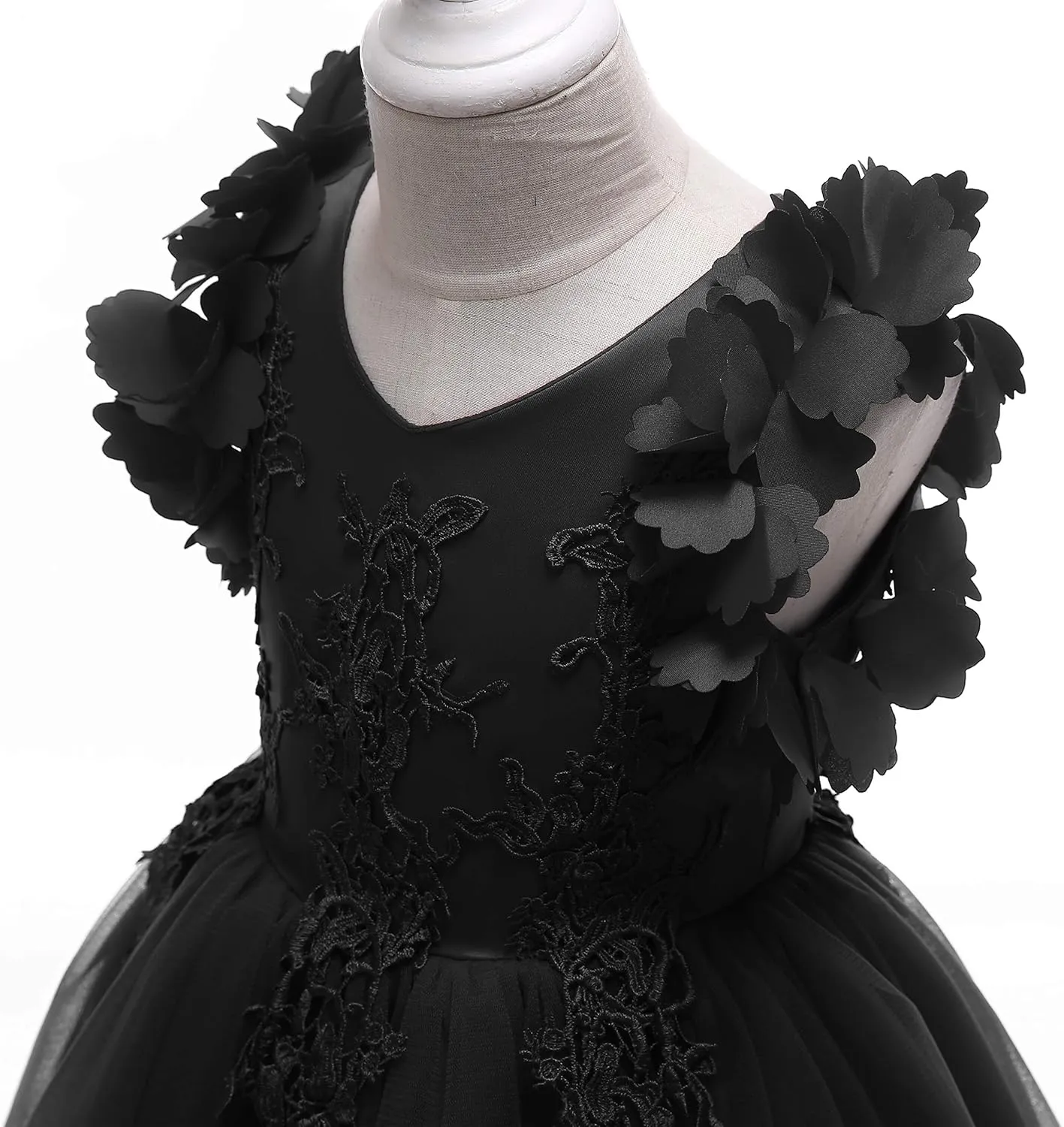 Weileenice Flower Girl Lace Dress Pageant Kids Wedding Christmas Holiday Party Dresses