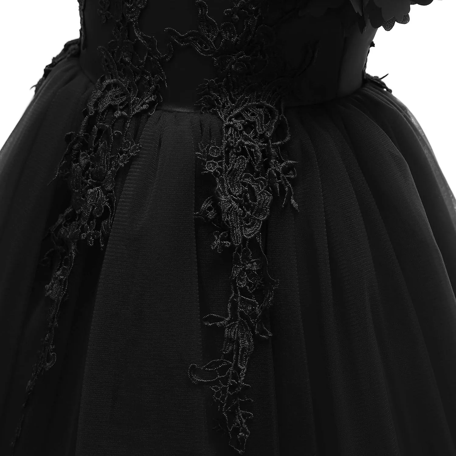 Weileenice Flower Girl Lace Dress Pageant Kids Wedding Christmas Holiday Party Dresses