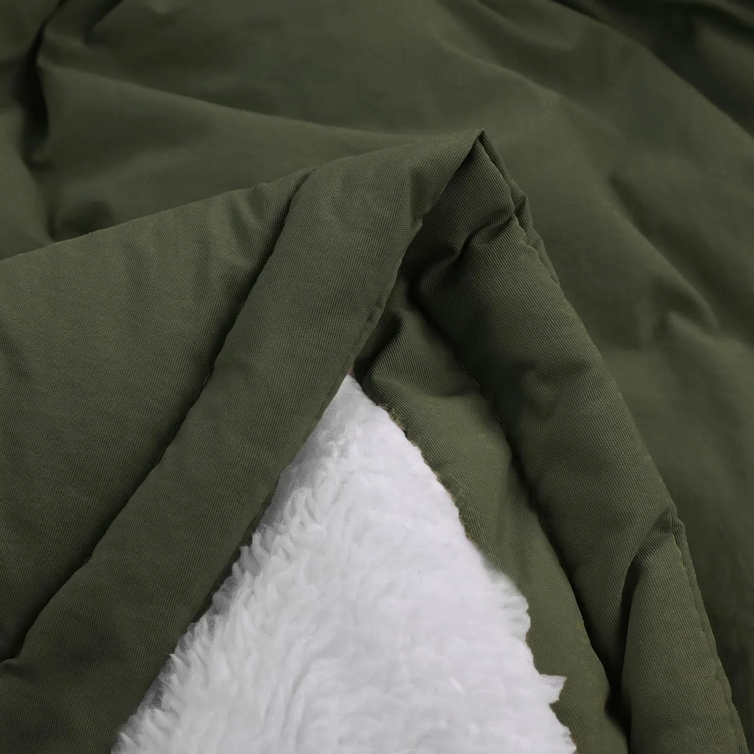 Winter Coats for Women 2024 Long Sleeve Button Down Outdoor Hooded Jacket Sherpa Lined Fuzzy Fleece Comfy Jackets