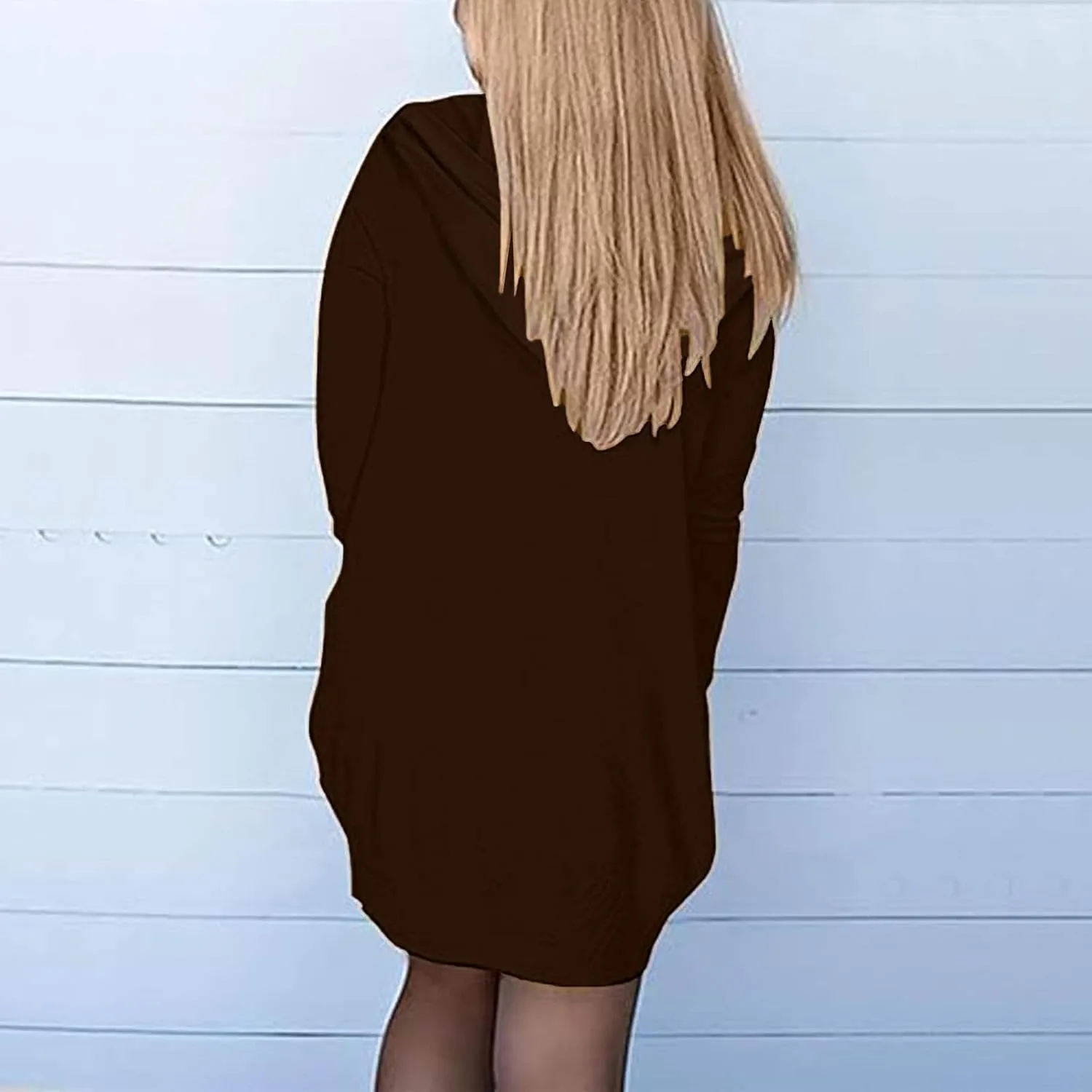Women Casual Lightweight Open Front Cardigans 2025 Summer Long Sleeve Coat Solid Hooded Long Cardigans with Pockets