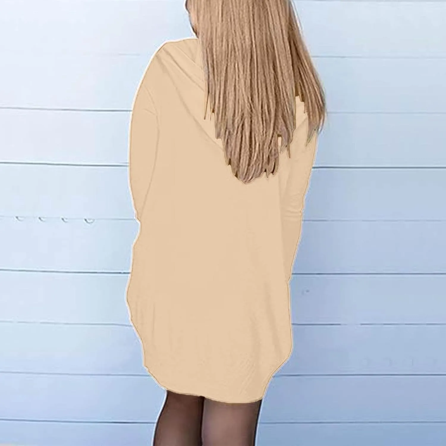 Women Casual Lightweight Open Front Cardigans 2025 Summer Long Sleeve Coat Solid Hooded Long Cardigans with Pockets