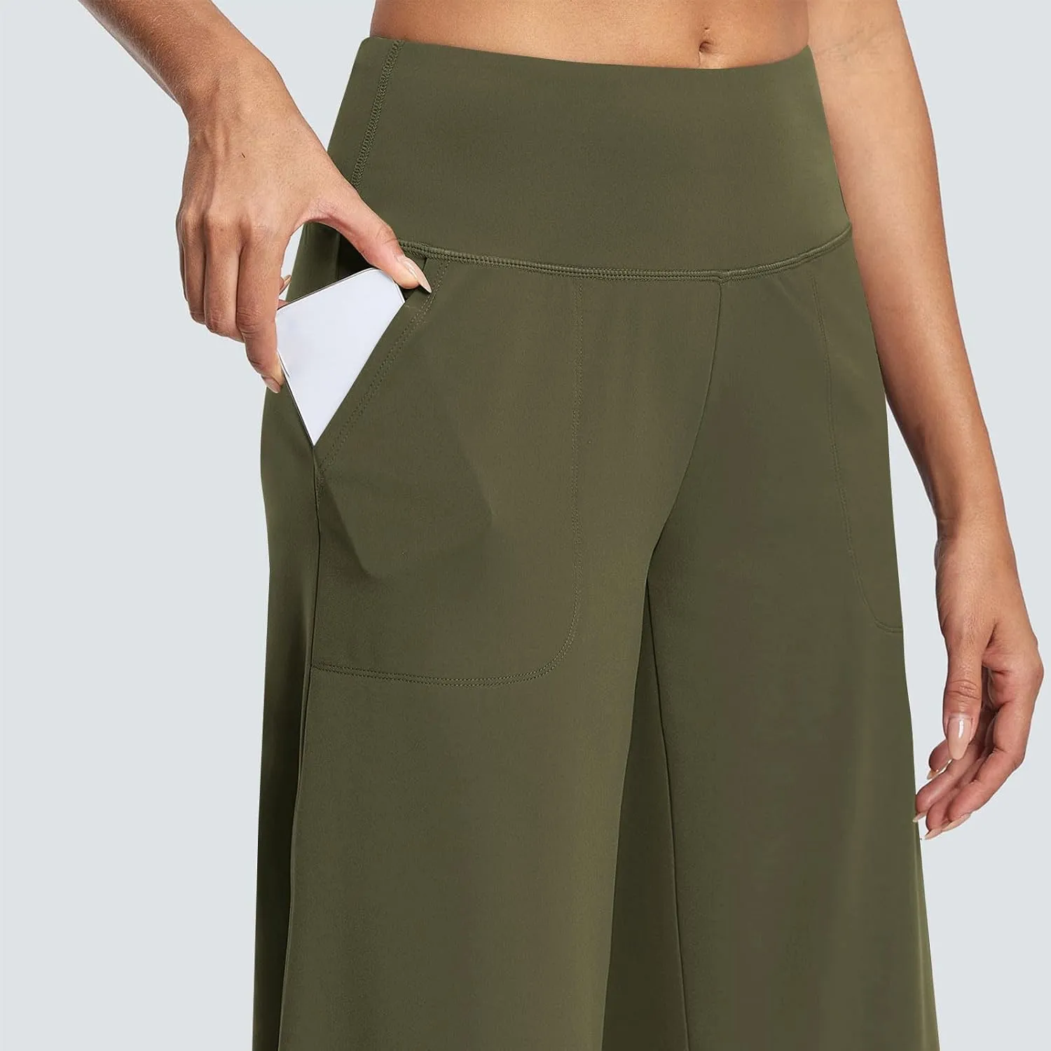 Women Cropped Work Pants Cargo Capris Trousers Plain 3/4 Length Short Pant Lightweight Sweatpants Bottoms