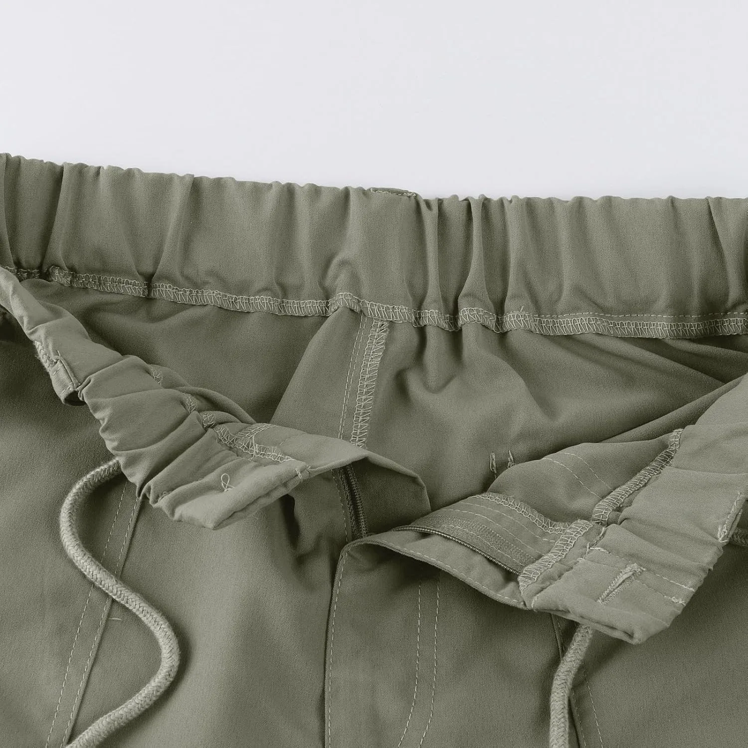 Women Linen Baggy Harem Pants Drawstring Casual Lounge Palazzo 2024 Beach Vacation Tapered Ankle Capris Trousers