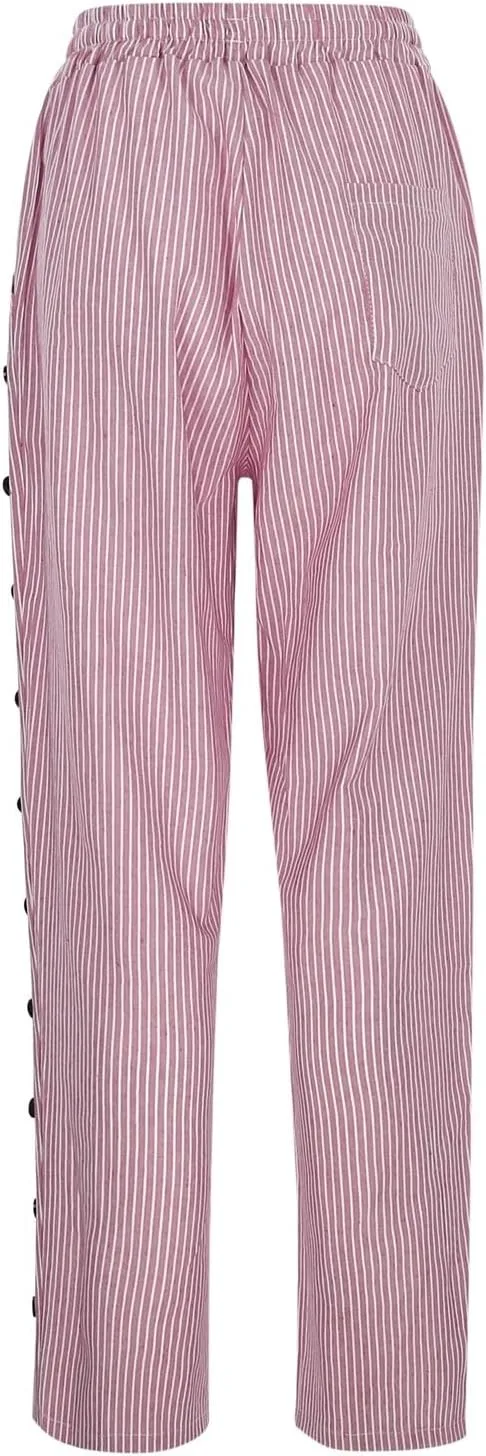 Women Linen Capri Pants Summer Boho with Pockets Wide Leg Cropped Pants for Women Casual Summer Cropped Pants Womens