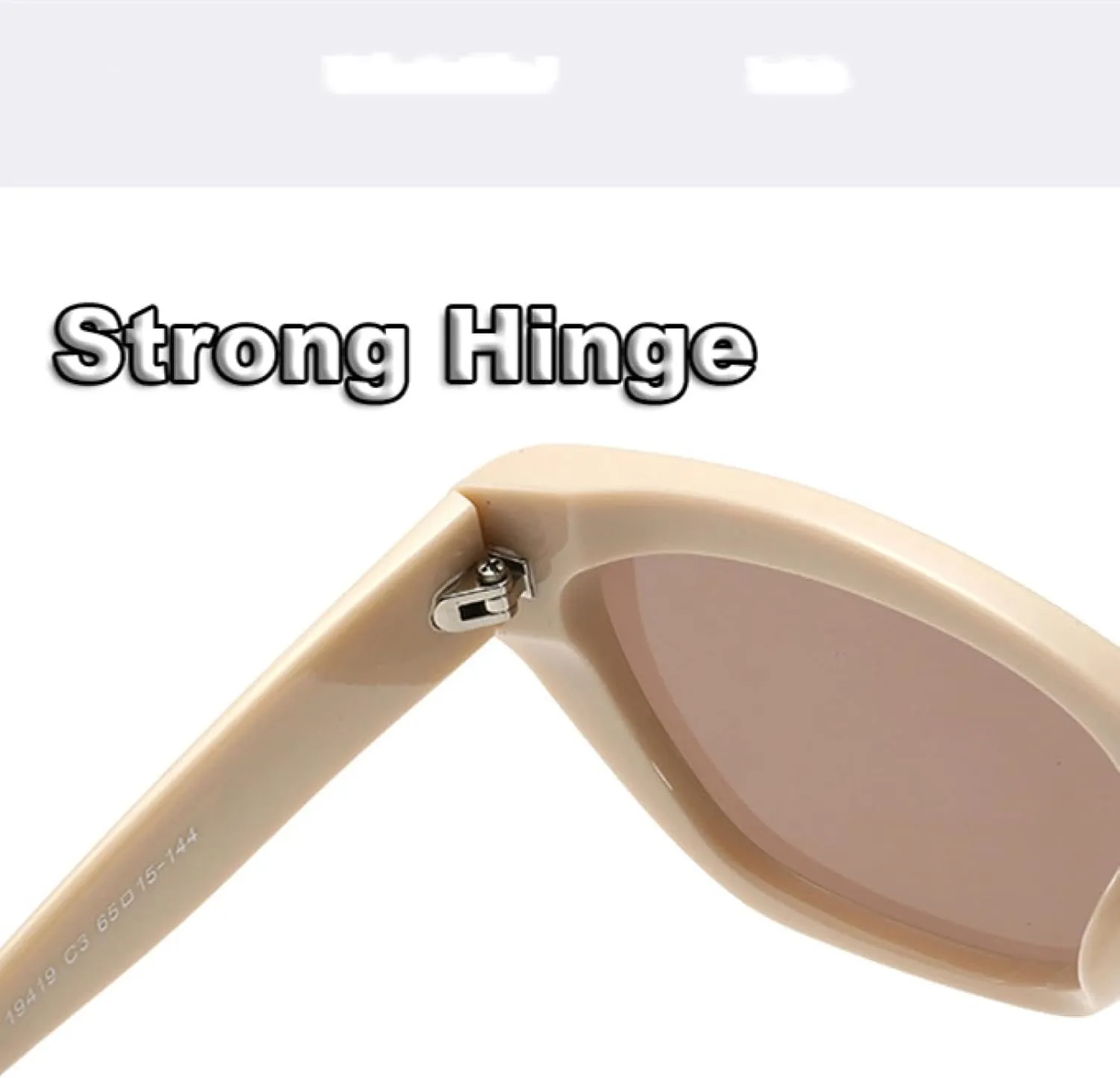 Women One-piece Frame Sunglasses Fashion Luxury Cat Eye Shades Uv400 Sunscreen Eyewear Men Vintage Sun Glasses