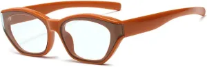 Women One-piece Frame Sunglasses Fashion Luxury Cat Eye Shades Uv400 Sunscreen Eyewear Men Vintage Sun Glasses