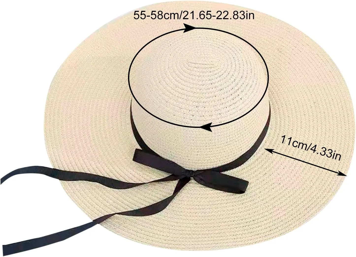 Women Sun Hat Wide Brim Floppy Beach Hat Breathable UPF 50  Hat Outdoor Foldable Packable Summer Cap Birthday Easter