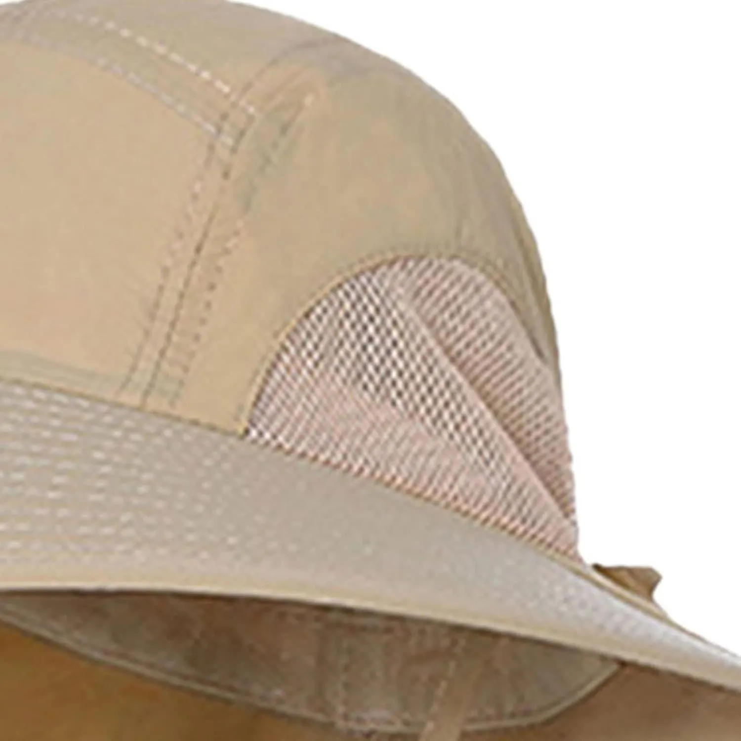 Women Wide Brim Sun Hat Quick Drying Mesh Breathable Bucket Hat Solid Colors Fisherman Cap with Lanyard
