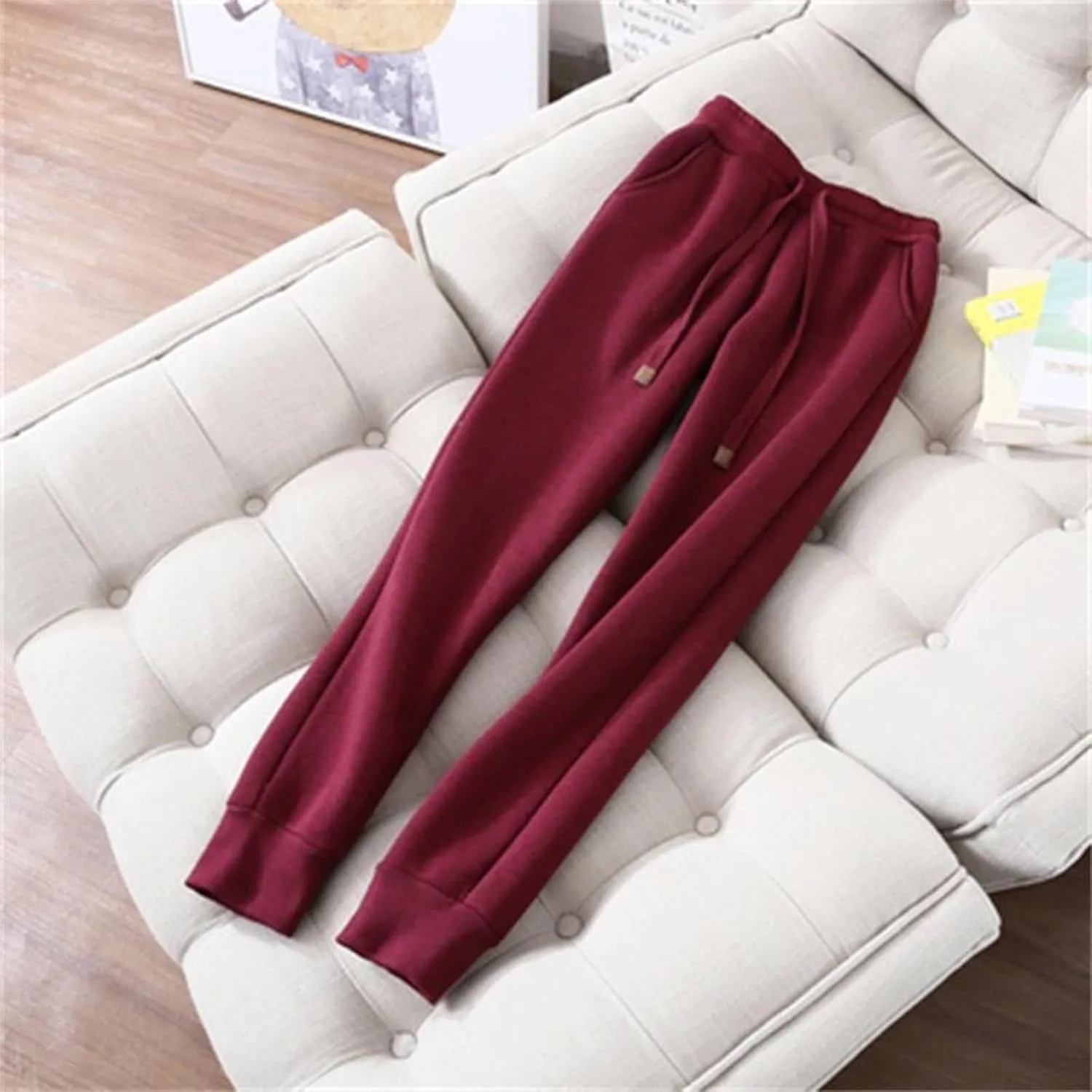 Womens 2 Piece Outfits Fleece Lined Sweatsuits Zip Up Sherpa Lined Hoodie Jacket Sweatpants Tracksuit Set with Pockets