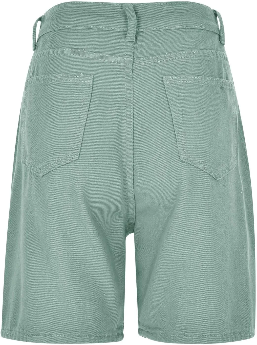 Womens Bermuda Shorts Baggy Casual Summer Shorts Knee Length Hiking Shorts Trendy Stretch Denim Shorts with Pockets