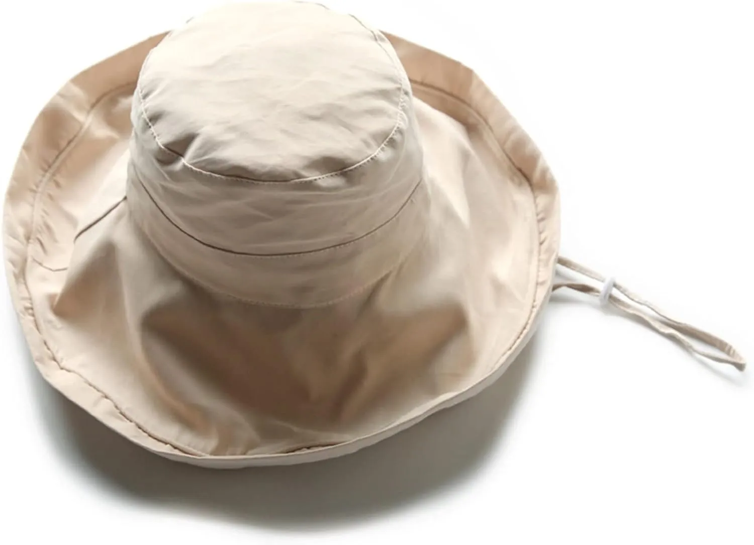 Womens Rollable Cloche Bucket Hats Cotton Wide Brim Travel Sun Hats Vintage Fisherman Cap UPF50  Packable Beach Hat