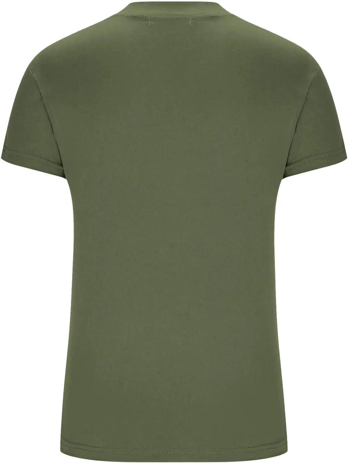 Womens Short Sleeve Shirts Crewneck Solid Color Slim Fitted T-Shirt Summer Basic Tee 2025 Tops