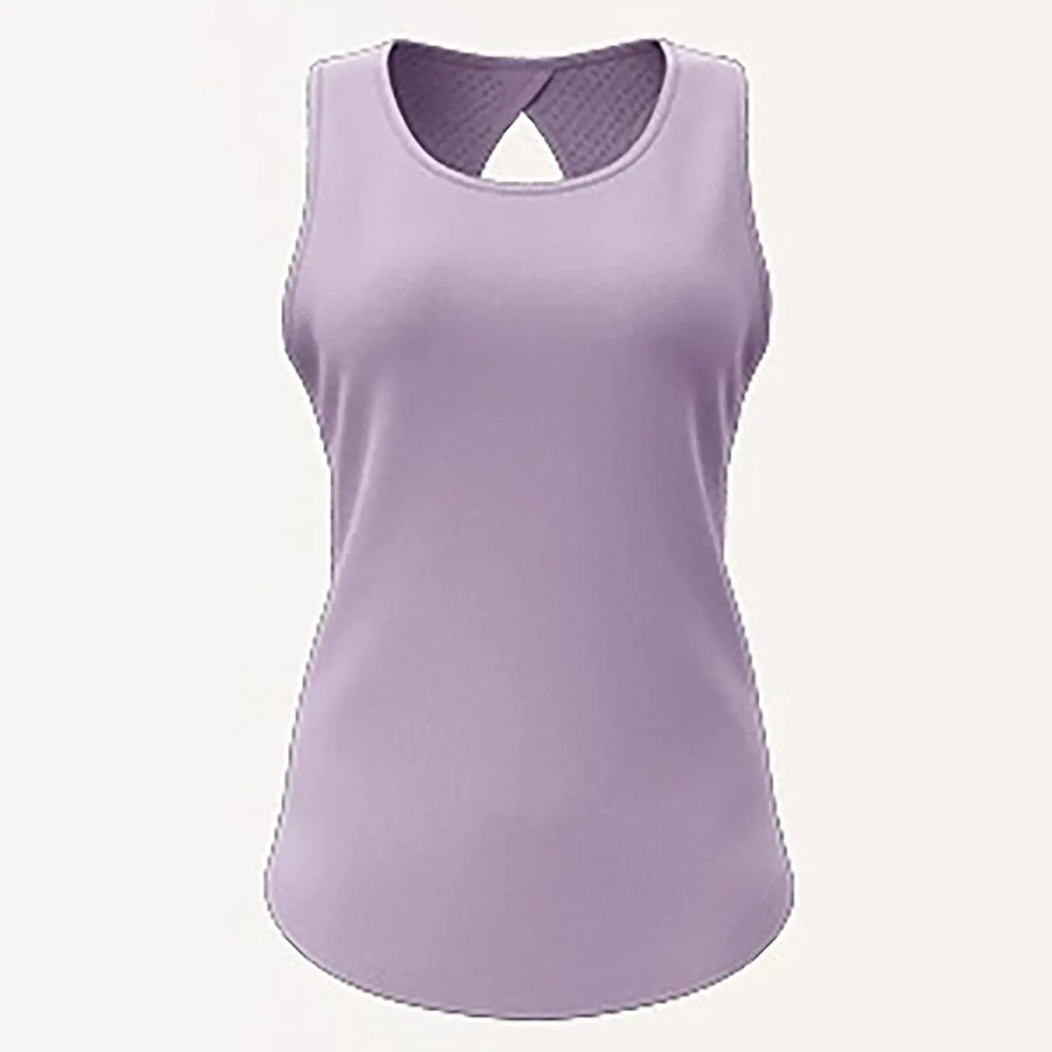 Women's Sleeveless Workout Tank Tops Quick Dry Loose Fit Crewneck Yoga Tops Casual Athletic Gym Running Tees Shirts