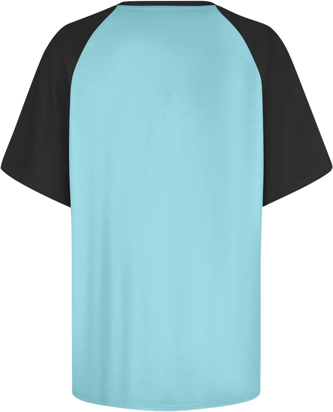 Women's Summer Tops Color Block Raglan Short Sleeve T Shirts Loose Fit Basic Crewneck Casual Stretchy Tees Blouse
