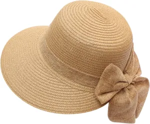 Womens Sun Hats UPF50  Wide Brim Summer Beach Hat for Women Foldable Travel Hat s Birthday Easter