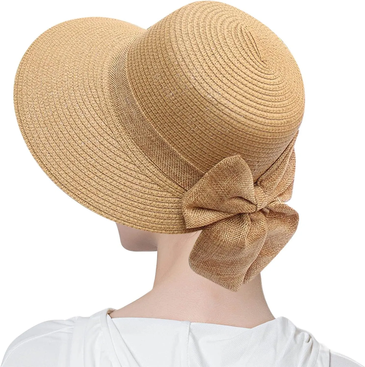 Womens Sun Hats UPF50  Wide Brim Summer Beach Hat for Women Foldable Travel Hat s Birthday Easter