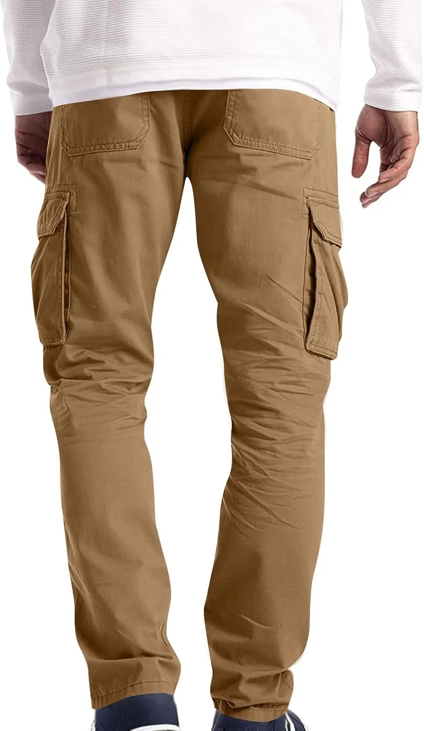 XIAXOGOOL Baggy Cargo Pants,Plus Size Cargo Pants for Men Casual Joggers Athletic Pants Loose Fit Outdoor Relaxed Trousers