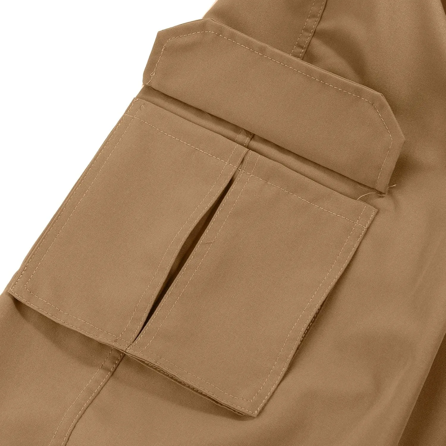 XIAXOGOOL Baggy Cargo Pants,Plus Size Cargo Pants for Men Casual Joggers Athletic Pants Loose Fit Outdoor Relaxed Trousers