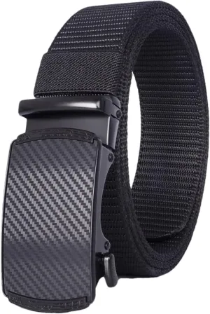 YTR6TW Men Automatic Buckle Comfortable Nylon Military Belt Outdoor Hunting Multifunctional Tactical Canvas Belts