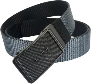 YTR6TW Men's Metal Automatic Buckle Belt Outdoor Work Tactical Belts Casual Sports Canvas Belts